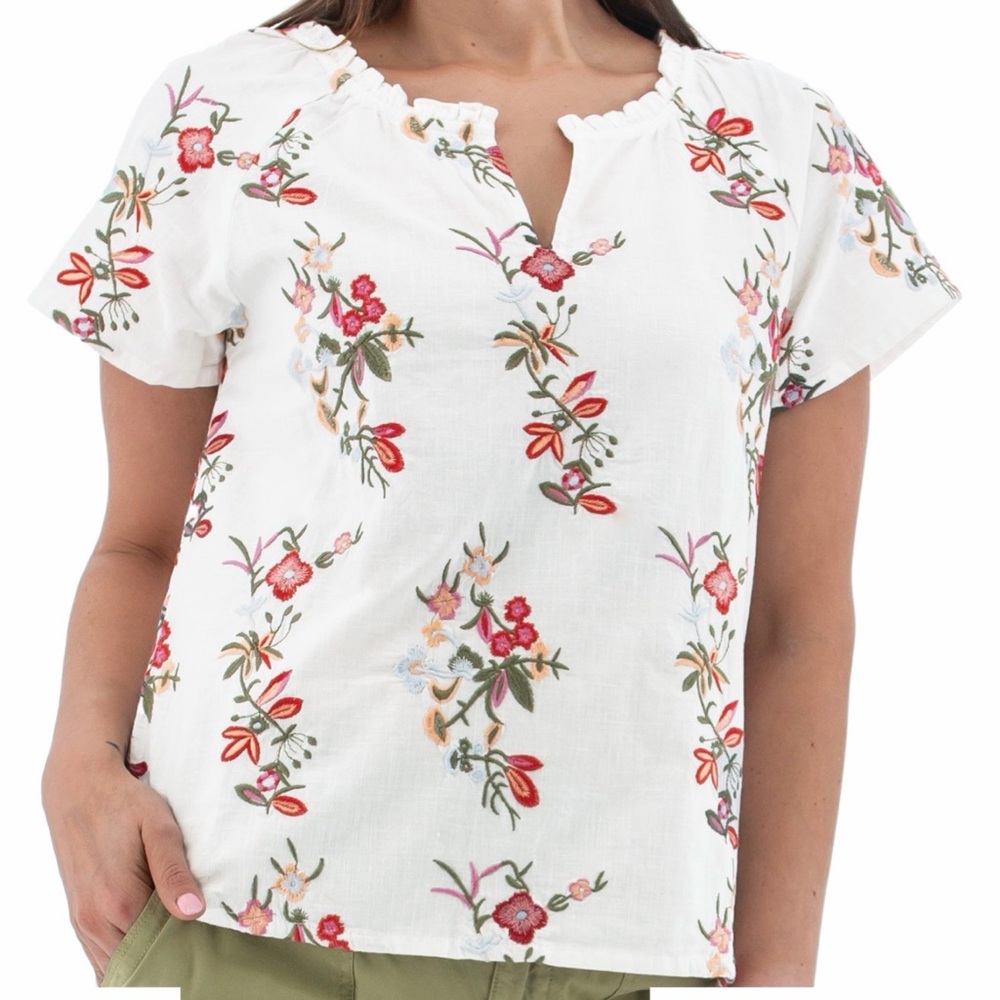Aventura Women's Lindale Top White Medium Brand New W/O Tags!